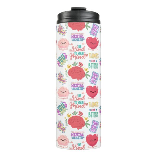 Geestelijke gezondheid Motivatie Thermosbeker (Voorkant)
