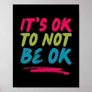 Geestelijke gezondheid positieve citaten - het is poster