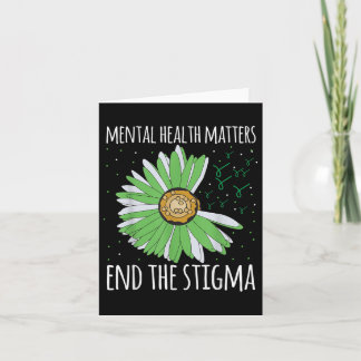 Geestelijke gezondheid S Beëindig het Stigma Bewus Kaart