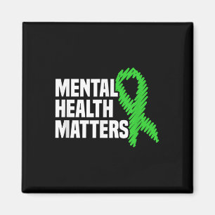 Geestelijke gezondheid S Green Ribbon Geestelijke  Magneet