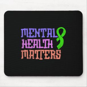 Geestelijke gezondheid S Human Brain Illness Aware Muismat