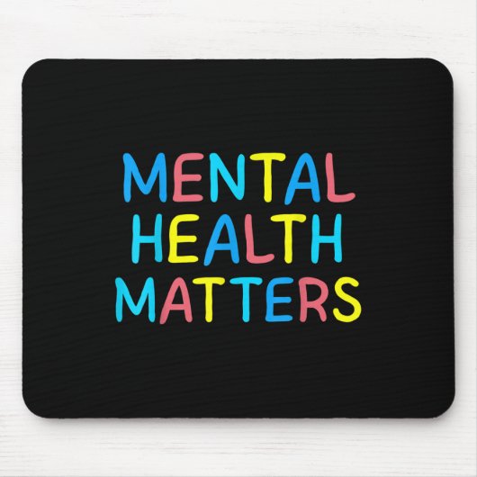 Geestelijke gezondheid S Human Brain Illness Aware Muismat (Voorkant)