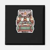 Geestelijke gezondheid S - Positieve bevestiging D Magneet (Voorkant)