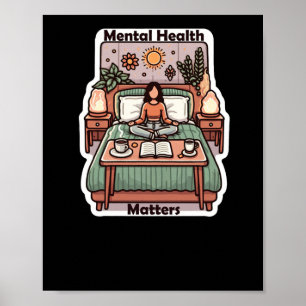 Geestelijke gezondheid S - Positieve bevestiging D Poster