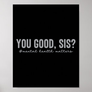 Geestelijke gezondheid S U Goede Zus Geestelijke g Poster