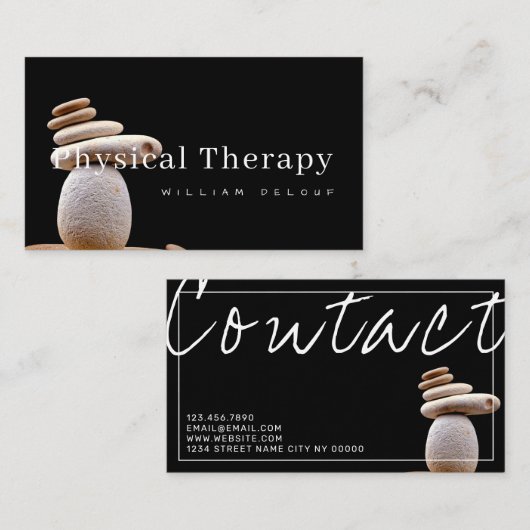 Geestelijke gezondheid Specialist Fysieke Therapie Visitekaartje (Voorkant / Achterkant)