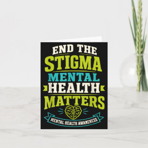 Geestelijke gezondheid stop de stigma  kaart