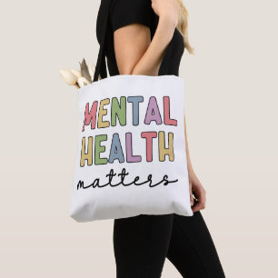 Geestelijke Gezondheid Telt Bewustwording Geeste Tote Bag