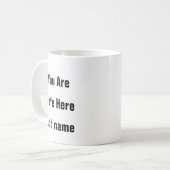 Geestelijke gezondheid U bent veilig hier veilige  Koffiemok (Voorkant links)