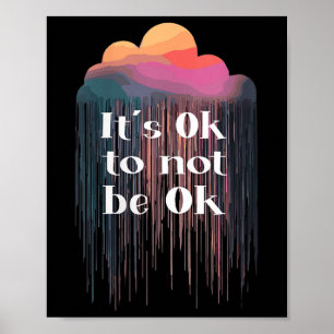 Geestelijke gezondheid van vrouwen maakt een einde poster