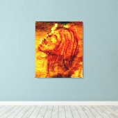 Geestelijke gezondheid verdriet Waterverf schilder Canvas Afdruk (Insitu (Houten vloer))