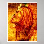 Geestelijke gezondheid verdriet Waterverf schilder Poster (Voorkant)