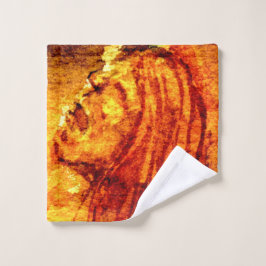 Geestelijke gezondheid verdriet Waterverf schilder Washandje