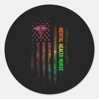 Geestelijke gezondheid Verpleegkundige Rn Ronde Sticker