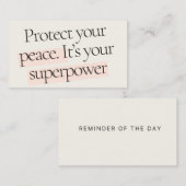 geestelijke gezondheid visitekaartje (Voorkant / Achterkant)