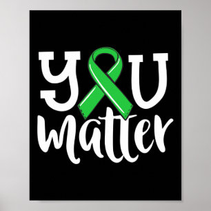 Geestelijke gezondheid voor vrouwen U probleem gro Poster