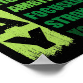 Geestelijke gezondheid Voorlichting kleding Mannen Poster (Hoek)