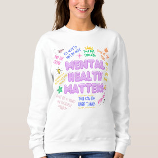 Geestelijke gezondheid Zaken Doodle Positieve Vibe Trui