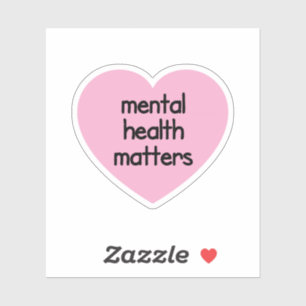 Geestelijke gezondheid Zaken, schattig, geestelijk Sticker