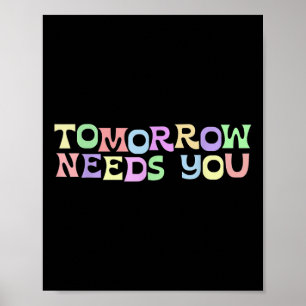 Geestelijke gezondheid zoals morgen je nodig hebt poster