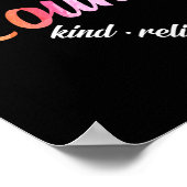 Geestelijke gezondheidsadviseur Heart Word Cloud Poster (Hoek)