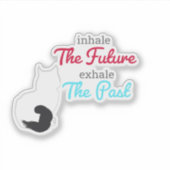 Geestelijke gezondheidscatroon sticker (Voorkant)