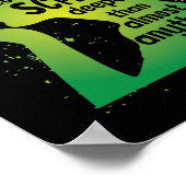 Geestelijke gezondheidsgedachten kunnen auto's ver poster (Hoek)