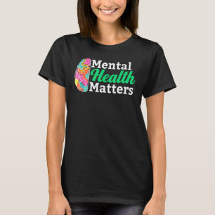 Geestelijke gezondheidskwesties breken het stigma t-shirt