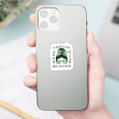 Geestelijke gezondheidskwesties Bun Mental Health  Sticker (Telefoon)