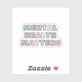 Geestelijke gezondheidskwesties | Quote Koni Frans Sticker