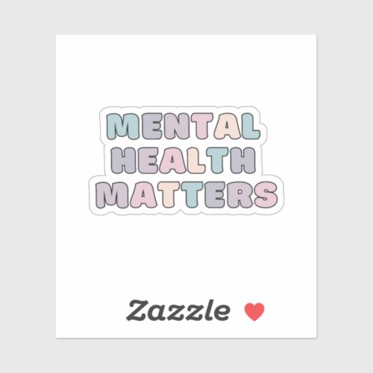 Geestelijke gezondheidskwesties | Quote Koni Frans Sticker (Vel)