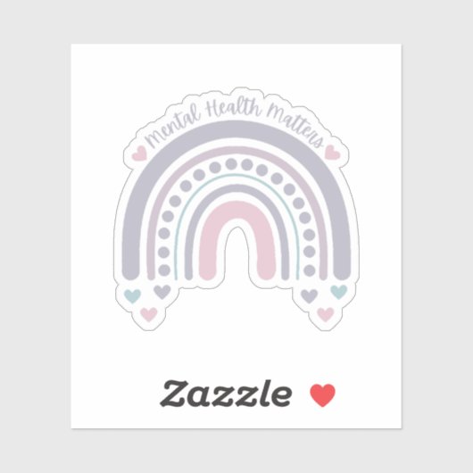 Geestelijke gezondheidskwesties | Rainbow French G Sticker (Vel)