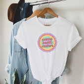 Geestelijke gezondheidskwesties | Retro Circle Pea T-shirt