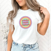 Geestelijke gezondheidskwesties | Retro Circle Pea T-shirt
