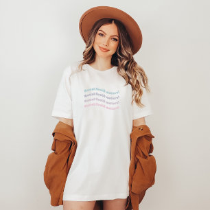 Geestelijke gezondheidskwesties   Wavy Retro Frans T-shirt