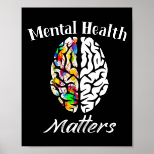 Geestelijke gezondheidsproblemen beëindigen het st poster
