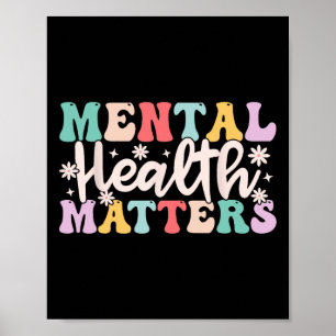Geestelijke gezondheidsproblemen beëindigen het st poster