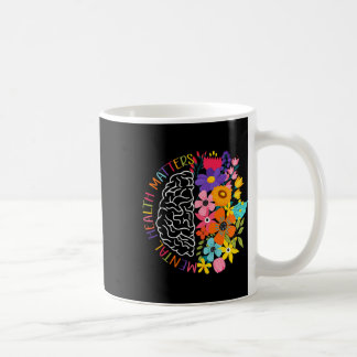 Geestelijke gezondheidsproblemen Bloemen Menselijk Koffiemok