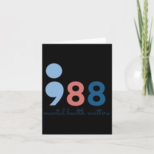 Geestelijke gezondheidsproblemen kaart (Voorkant)