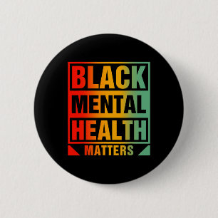 Geestelijke gezondheidsproblemen Menselijk brein R Ronde Button 5,7 Cm