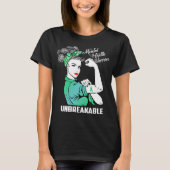Geestelijke gezondheidsproblemen onbreekbaar t-shirt (Voorkant)