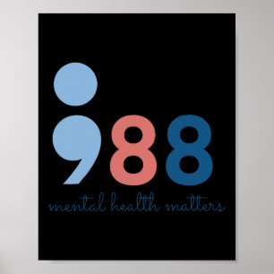 Geestelijke gezondheidsproblemen poster