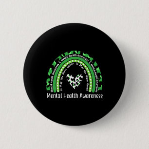 Geestelijke gezondheidsproblemen We Draag groene g Ronde Button 5,7 Cm