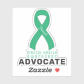 Geestelijke gezondheidsvoorlichting Advocate Vinyl Sticker (Vel)