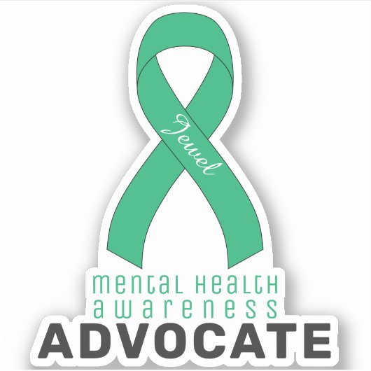 Geestelijke gezondheidsvoorlichting Advocate Vinyl Sticker (Voorkant)