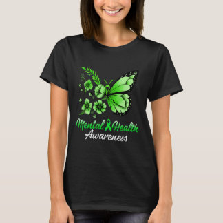 Geestelijke gezondheidsvoorlichting Butterfly 1 T-shirt