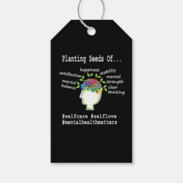 Geestelijke gezondheidsvoorlichting cadeaulabel