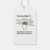 Geestelijke gezondheidsvoorlichting cadeaulabel (Achterkant)