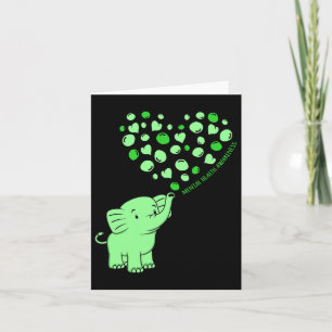 Geestelijke gezondheidsvoorlichting Elephant Heart Kaart