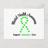 Geestelijke gezondheidsvoorlichting Hartlint Briefkaart (Voorkant)